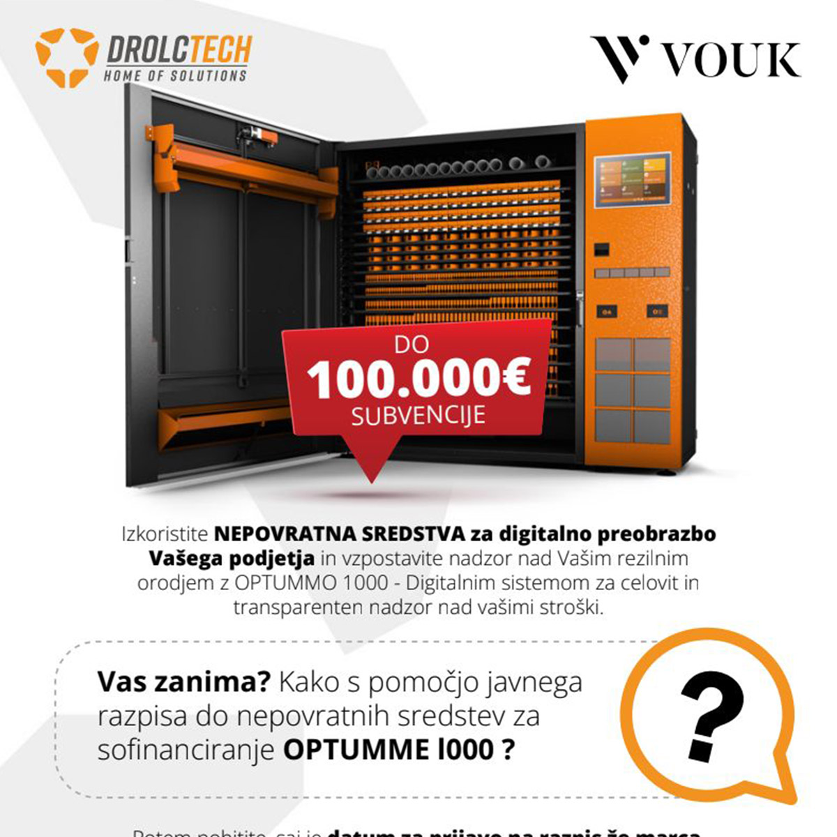 Non-repayable funds for the transformation of your company