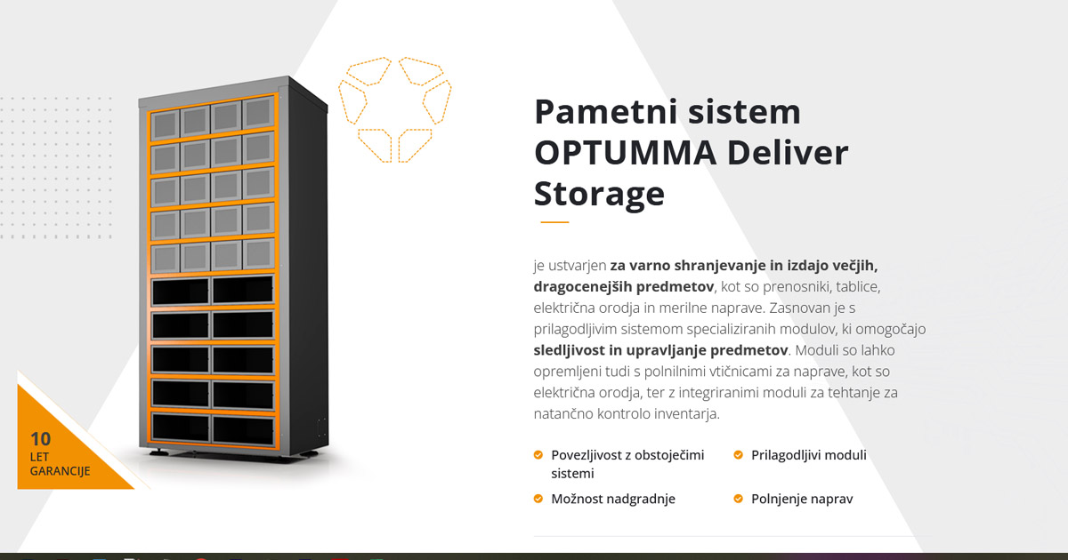 Optivia Storage OPTUMMA Deliver Storage - DROLCTECH - Home of Soluitons
